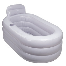 Oppusteligt badekar 131 x 79 x 67 cm